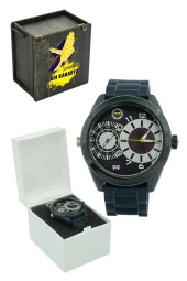 Fenerbahçe Orijinal Lacivert Kordonlu Multifonksiyon Kol Saati Hediyelik Ahşap Kutulu - 1