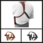 Uyguna-Yakala Browning Savage Dik Kapalı Koltuk Altı Tabanca Kılıfı-VAK.389 thumbnail 2