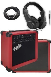 Midex MGA-25RDBT-HD ŞARJLI Elektro Gitar Amfisi 25 Watt USB Bluetooth Distortion Kulaklık ve Kablo - 3