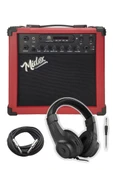 Midex MGA-25RD-HD ŞARJLI Elektro Gitar Amfisi 25 Watt USB Bluetooth Distortion Kulaklık ve Kablo thumbnail 1