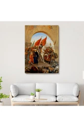 Fatih Sultan Mehmet Istanbul'a Girişi Tablosu - Fausto Zonaro -6439 thumbnail 2
