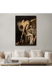 Tufan Sahnesi Tablosu Scene of Deluge - Joseph Desire Court-6414 - 2