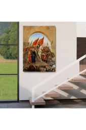 Fatih Sultan Mehmet Istanbul'a Girişi Tablosu - Fausto Zonaro -6439 thumbnail 4