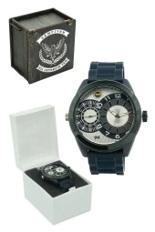 Fenerbahçe Orijinal Lacivert Kordonlu Multifonksiyon Kol Saati Hediyelik Ahşap Kutulu - 1