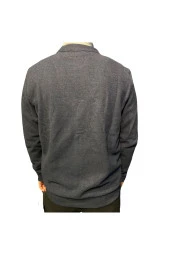 PREMİUM WAFFLE DESENLİ ANRASİT HIRKA - 2