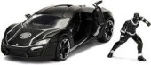Jada Black Panther and Lykan Hypersport 1/24 Model Araba thumbnail 1