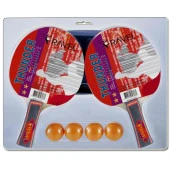 Masa Tenisi Raketi 4 Adet+4 Top+Ag Demir RV 445 - 1