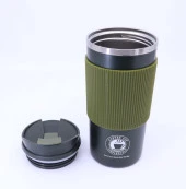 Çift Katmanlı Paslanmaz Çelik Sızdırmaz Termos Bardak 500 Ml Kupa - Yeşil - 3