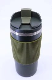 Çift Katmanlı Paslanmaz Çelik Sızdırmaz Termos Bardak 500 Ml Kupa - Yeşil - 4