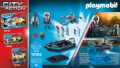 Playmobil 70782 Şehir Aksiyonu Polis Uçma Sırt Çantası ve Bot - 2