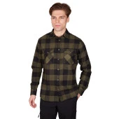 Alpinist Felder Erkek Ekose Outdoor Gömlek Haki (600601) thumbnail 1