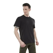 Alpinist Lucid Erkek Pamuklu T-Shirt Siyah (600616) - 2