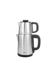 Karaca 10 Farklı pişirme fonksiyon İNOX Gövde XXXL 9LT Airfryer + Karaca İnox Çay makinesi - 5