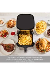 Karaca İNOX Gövde XXXL 9LT 10 Farklı pişirme fonksiyon Akıllı Dokunmatik Ekran Geniş Hazne Airfryer - 3