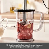 Karaca 2500W Yüksek Güç 4 Kanatlı Bıçaklar Buz Kırma Premium Tasarım Cam Mutfak Robotu & Blender - 4