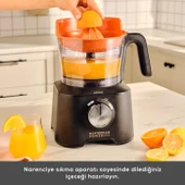 Karaca Mastermaid 11 In 1 Premium Mutfak Robotu Çift Katlı 4 Kanatlı Doğrayıcı Black 2500 W - 4