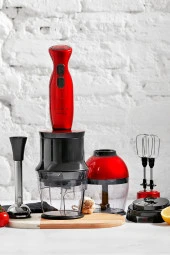 Karaca Blendfit 4 in 1 Set Red Gold - 1