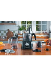 Karaca Mastermaid 11 In 1 Premium Mutfak Robotu Çift Katlı 4 Kanatlı Doğrayıcı Black 2500 W - 8