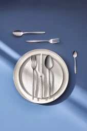 Karaca Baste 72 Parça 12 Kişilik Çatal Kaşık Bıçak Seti Kutulu - 1