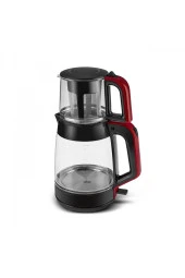 Karaca Kettle ve Çay Makinesi Cam Gövde, Susuz Çalışma Emniyeti 2,2lt + 0,9 lt Yüksek Hacim - 3