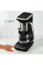 Karaca Wİ-Fİ PRO Android-İOS Uyumlu Çaysever 4 in 1 Konuşan Cam Çay ve Filtre Kahve Makinesi 2500W - 2