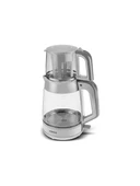 Karaca Glass Tea Xl 2 In 1 Cam Su Isıtıcı & Çay Makinesi Cool Gri - 3