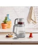 Karaca Glass Tea Xl 2 In 1 Cam Su Isıtıcı & Çay Makinesi Cool Gri - 1