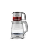 Karaca Glass Tea Xl 2 In 1 Cam Su Isıtıcı & Çay Makinesi Cool Gri - 5