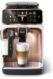 Philips Lattego Tam Otomatik PREMİUM EP5443 Krom-Beyaz Kahve ve Espresso Makinesi 12 Farklı Kahve - 1