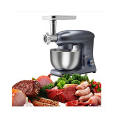 Karaca Kıyma Çekme ve Hamur Yoğurma, Karıştırma 5,5 Lt Sucuk-Sosis/İçli Köfte Aparatlı Mutfak Şefi 1900W - 1