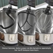 Karaca 5,5 Lt Multichef Kıyma Makinesi & Hamur Yoğurma /Sucuk-Sosis/İçli Köfte Aparatlı 1900W - 4