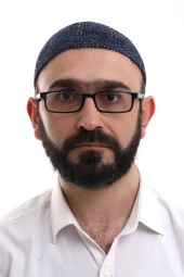 Lacivert Füme Kışlık Çift Renk Kadife Namaz Takkesi thumbnail 2