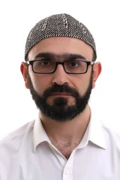 Siyah Taş Kışlık Çift Renk Kadife Namaz Takkesi thumbnail 7