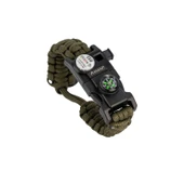 Orcamp Paracord Hayatta Kalma Bilekliği Haki OUT-4300 - 1