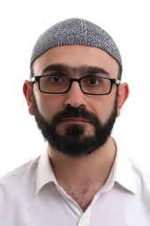 Füme Gri Kışlık Çift Renk Kadife Namaz Takkesi thumbnail 7