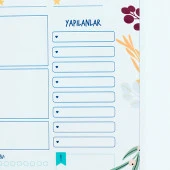 Günlük Planlayıcı - Yapışkansız Kendiliğinden Tutunan, Fotoğraf Not Tutucu Özellikli Akıllı Kağıt - 5
