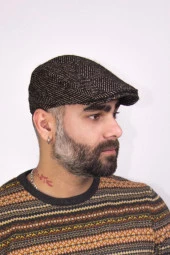 erkek-kasket-sapkasi-9993 krem thumbnail 3