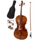 Midex GT-224 Profesyonel Üst Kalite Masif Ağaç Çello Viyolonsel - 1
