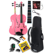 Midex HGA24PİNK-PAK Pembe 1/2 Çocuk Kemanı Seti  (Yastık Tuner Susturucu Çanta Yay Reçine) - 4