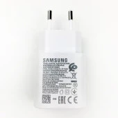 Day Samsung Galaxy Z Flip 3 Orij. EP-TA800XWEGWW 25W Type-C Hızlı Şarj Cihazı Beyaz  3A - 1
