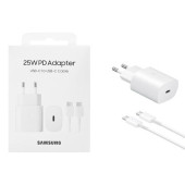 Day Samsung Galaxy Z Flip 3 Orij. EP-TA800XWEGWW 25W Type-C Hızlı Şarj Cihazı Beyaz  3A - 10