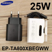 Day Samsung Galaxy Z Flip 3 Orij. EP-TA800XBEGWW 25W Type-C Hızlı Şarj Cihazı Siyah 3A - 7