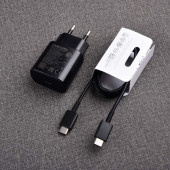Day Samsung Galaxy S20 Orijinal EP-TA800XBEGWW 25W Type-C Hızlı Şarj Cihazı Siyah 3A - 8