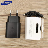 Day Samsung Galaxy S20 FE Orijinal EP-TA800XBEGWW 25W Type-C Hızlı Şarj Cihazı Siyah 3A thumbnail 3