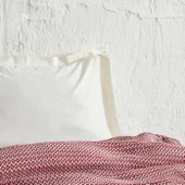 Karaca Home Levi Bordo Çift Kişilik Pike thumbnail 6
