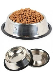 Yıldızhane 18 Cm Kedi Köpek Mama Su Kabı Paslanmaz Çelik Mama Kabı - 3
