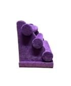 Üçlü Çıkmalı Mor Bileklik ve Saat  Standı thumbnail 3