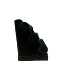 Üçlü Çıkmalı Siyah Bileklik ve Saat  Standı thumbnail 3