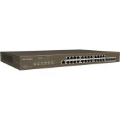 Ip-Com G5328F 24 RJ45 Ports Layer 3 Yönetilebilir Switch - 1