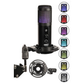 Midex V5 RGB Set USB Oyuncu ve Yayıncı Mikrofonu Condenser Stüdyo (Kayıt Gaming Tiktok Twitch Canlı yayın Youtube) - 3